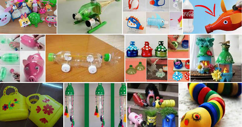 Tái chế chai nhựa thành đồ chơi